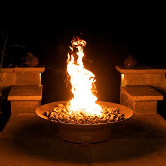 Fire Pit Art – Asia – 36″ – Natural Gas or Liquid Propane 120K BTU Burner 1