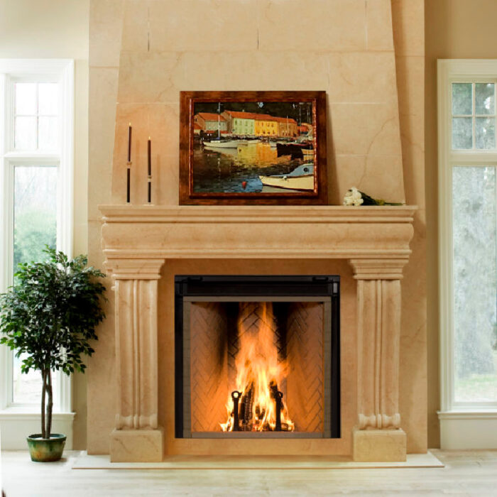 Renaissance Fireplaces – Rumford 1500 Wood Burning Fireplace 1