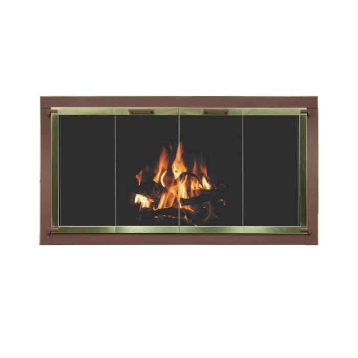 Stoll – ZC Premium Bar Iron Fireplace Doors 1