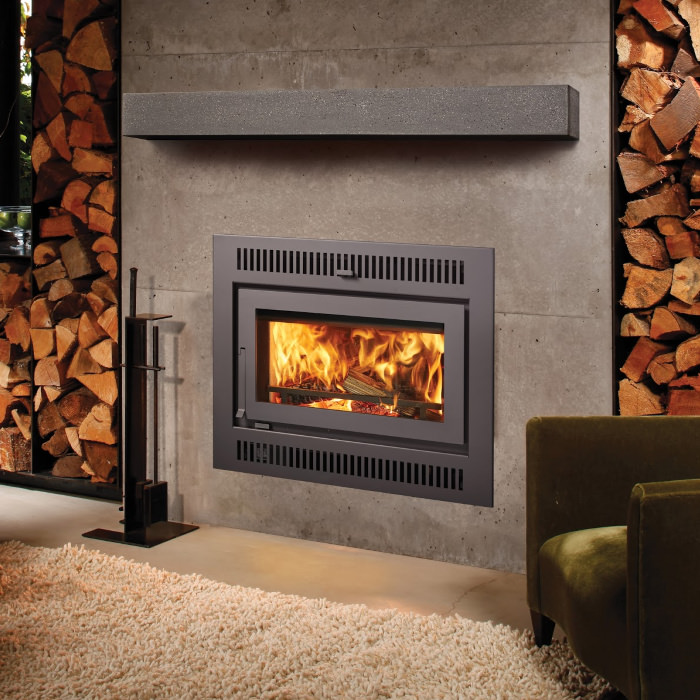 42 Apex wood fireplace